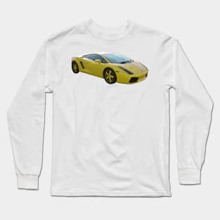 Lamborghini - Yellow - Exotic Cars Long Sleeve T-Shirt